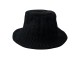 Černý pletený zimní klobouk