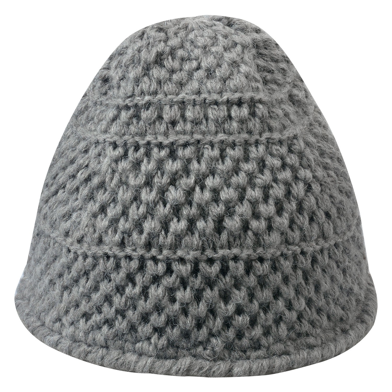 Šedá pletená zimní čepice - 20 cm JZCA0020G