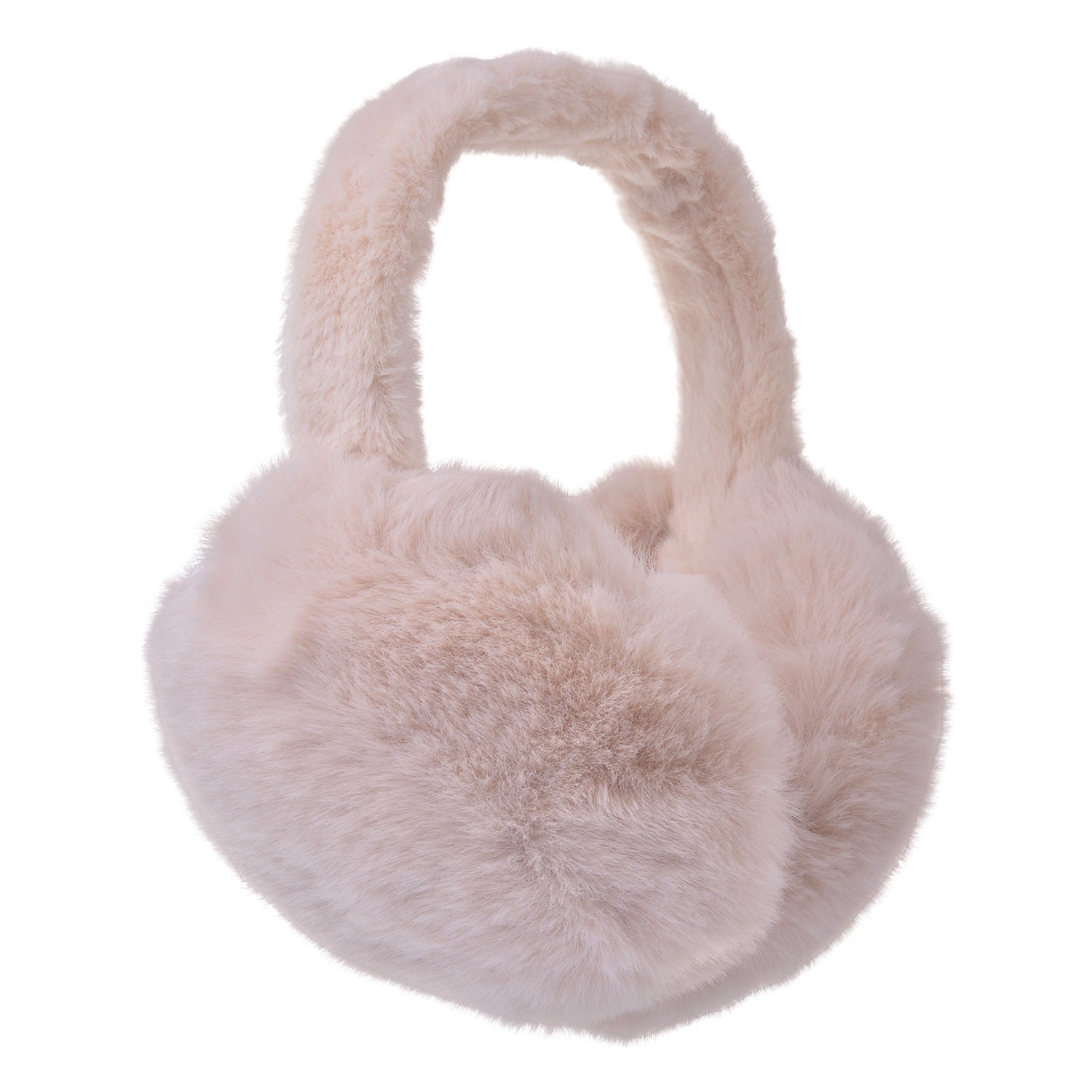 Béžové klapky na uši - Ø 13cm