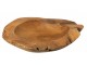 Servírovací mísa v přírodním tvaru z teakového dřeva Igor - 43*46*8 cm