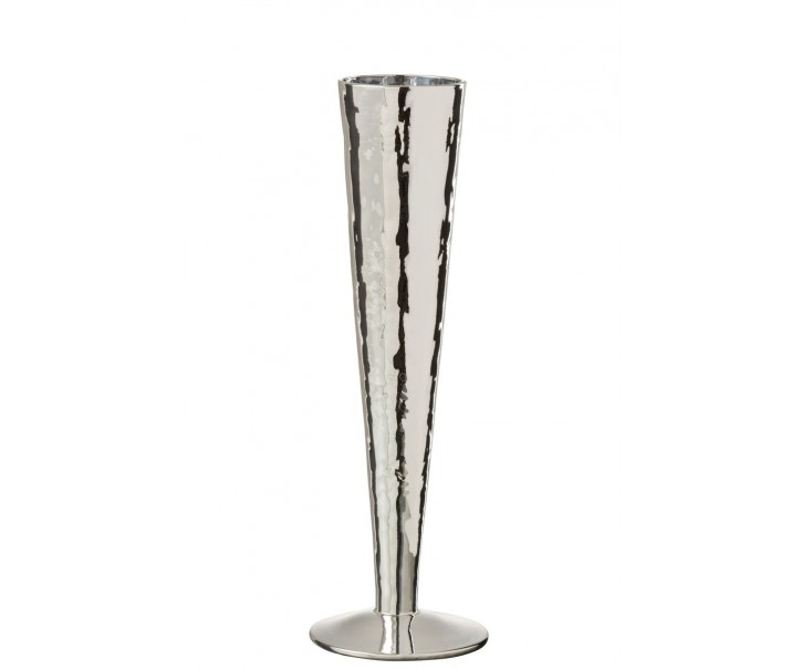 Stříbrná sklenička na šampaňské Oil transparent - Ø 7*23 cm