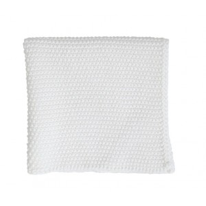Krémová bavlněná mycí utěrka Pearlknit - 25*25 cm