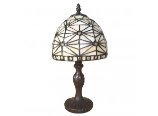 Stolní Tiffany lampa Elinore -Ø 18*33 cm 