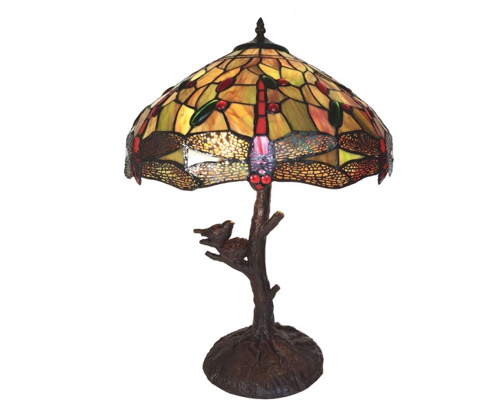 Stolní Tiffany lampa Leonelle - Ø 41*57 cm 
