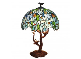 Stolní Tiffany lampa Caresse - Ø 42*49 cm