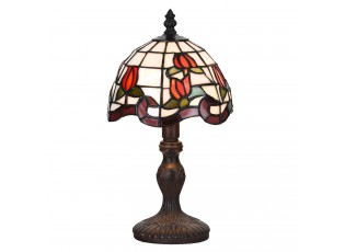 Stolní Tiffany lampa Rous - Ø 18*32 cm 