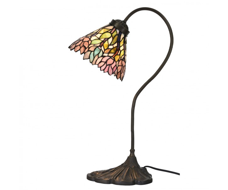 Stolní Tiffany lampa Bernette - Ø 20*51 cm 