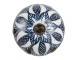 Sada 4 ks keramická úchytka s modrým vzorem Misha - Ø 4*3 cm