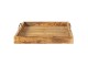 Dřevěný servírovací podnos - 40*40*8 cm