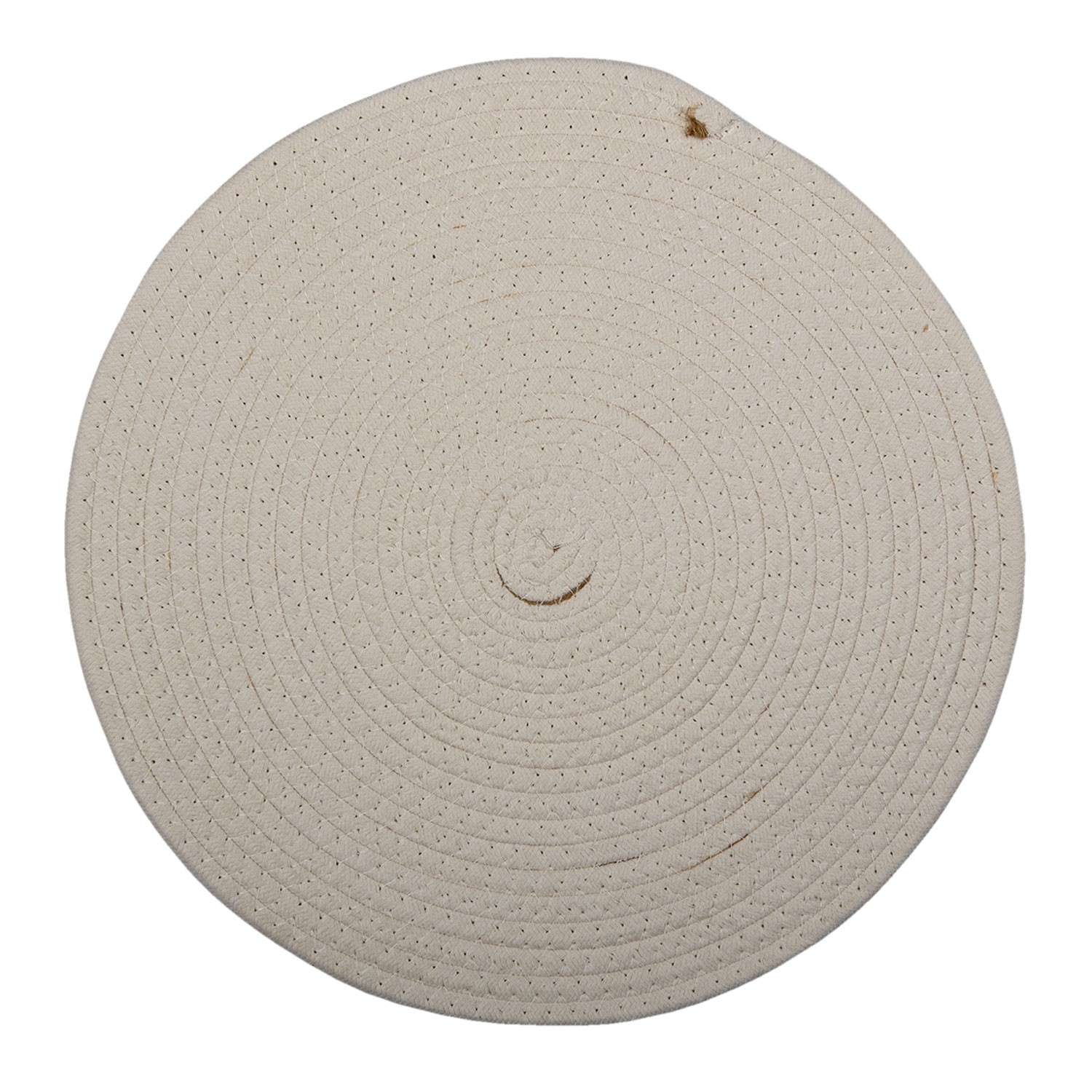 Kulaté pruhované jutové prostírání - Ø 40*1 cm 