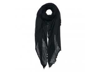 Černý šátek - 100*200 cm