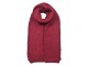Červená pletená zimní šála - 35*175 cm