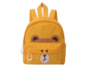 Žlutý dětský batoh s medvídkem - 21*9*23 cm