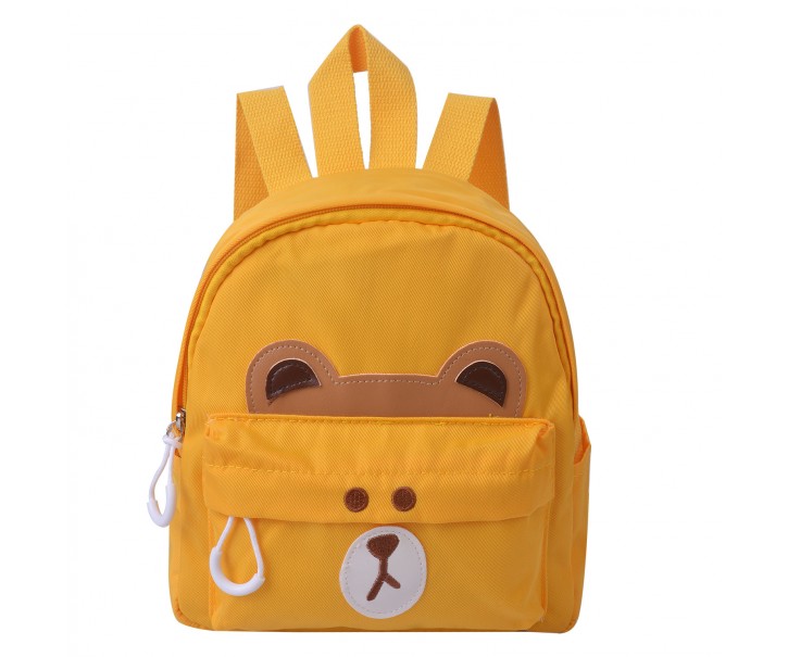 Žlutý dětský batoh s medvídkem - 21*9*23 cm