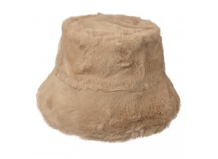 Béžový dětský zimní klobouk