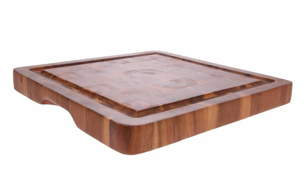 Dřevěné servírovací a krájecí prkénko z akáciového dřeva - 30*30cm