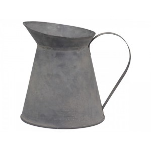 Dekorační plechový retro džbánek Jougy - Ø 12*13 cm