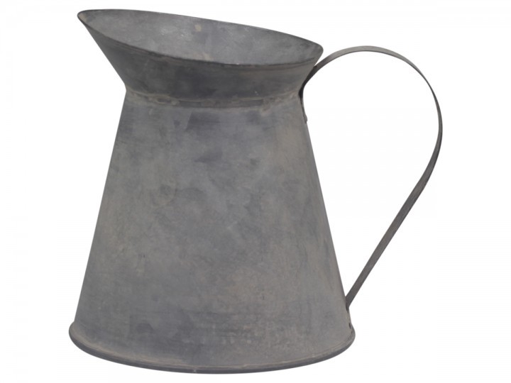 Dekorační plechový retro džbánek Jougy - Ø 12*13 cm