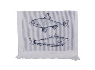 Kuchyňský froté ručník s rybou - 40*66 cm