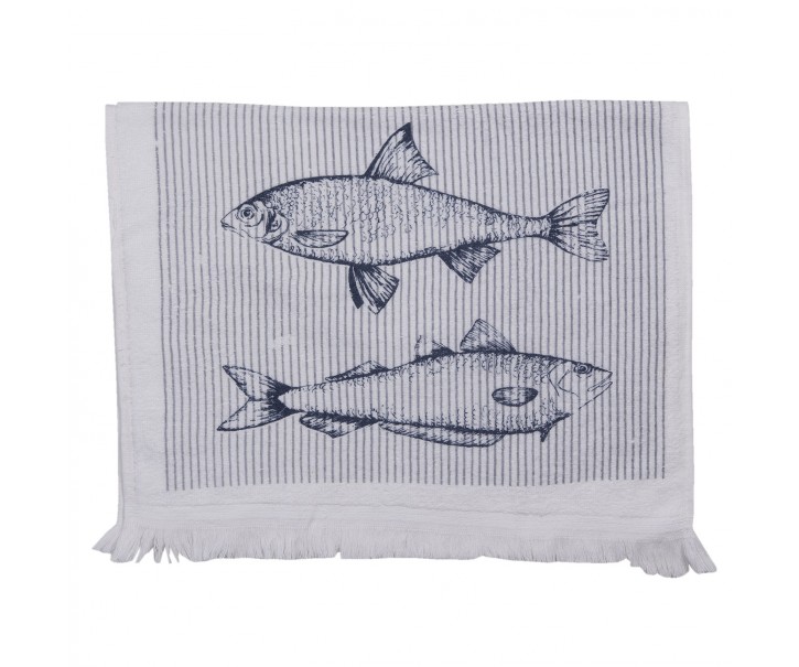 Kuchyňský froté ručník s rybou - 40*66 cm