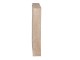 Hnědý dřevěný věšák na klíče s patinou - 20*5*30 cm