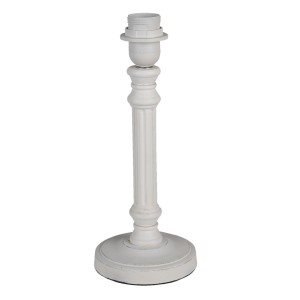 Bílá dřevěná noha k lampě Irma - Ø 12*31 cm