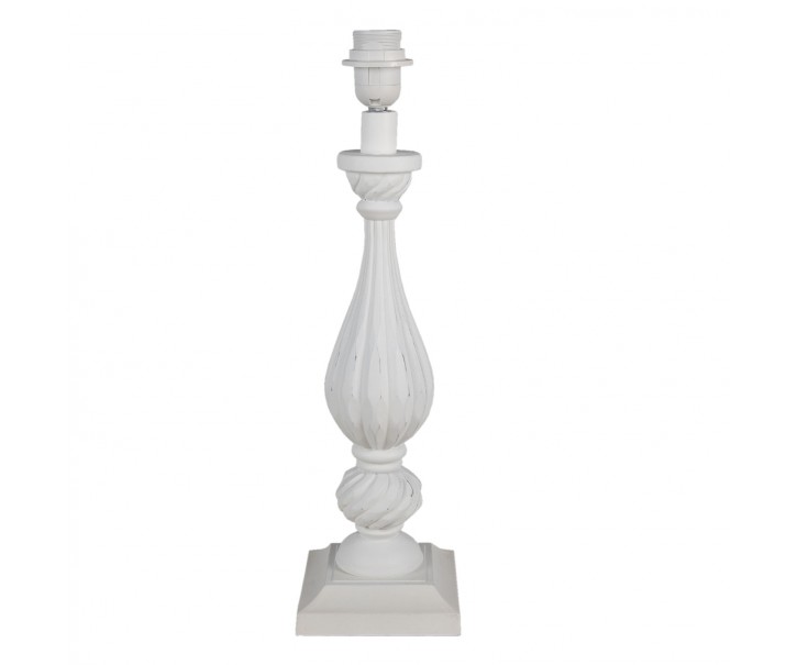 Bílá noha k lampě Sharla - Ø 14*43 cm