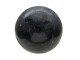 Kameninová kulatá úchytka v černé barvě s patinou - Ø 3 cm