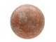 Kameninová kulatá úchytka v růžové barvě s patinou - Ø 3*3 cm