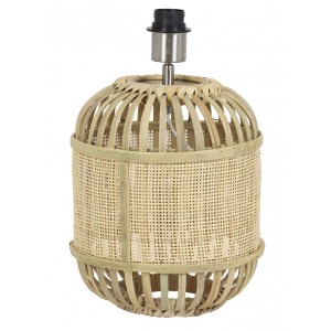 Přírodní bambusová základna k lampě Alifia s výpletem - Ø 25*30cm / E27