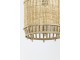 Přírodní bambusové světlo Alifia s výpletem - Ø 28*38cm / E27