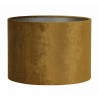 Zlaté sametové stínidlo na lampu Gemstone - Ø 40* 30cm/ E27 Materiál : kov, plast, látkaBarva : zlatá
