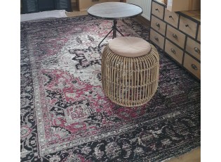 Černo-malinový koberec Vintage - 160*230cm