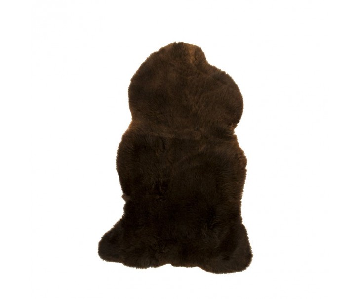 Černá ovčí kůže s krátkým chlupem - 110*60cm