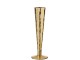 Zlatá sklenička na šampaňské Glass golden - Ø 7*23 cm