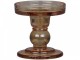 Karamelový skleněný svícen Pillar - Ø 8,5*8,5 cm Chic Antique
