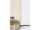 Jantarovo-bronzová kovová stolní lampa Domani - Ø15*33cm / E27