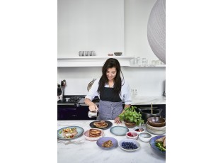 Rustikálně růžový hluboký talíř Home chef - Ø 19*4cm  