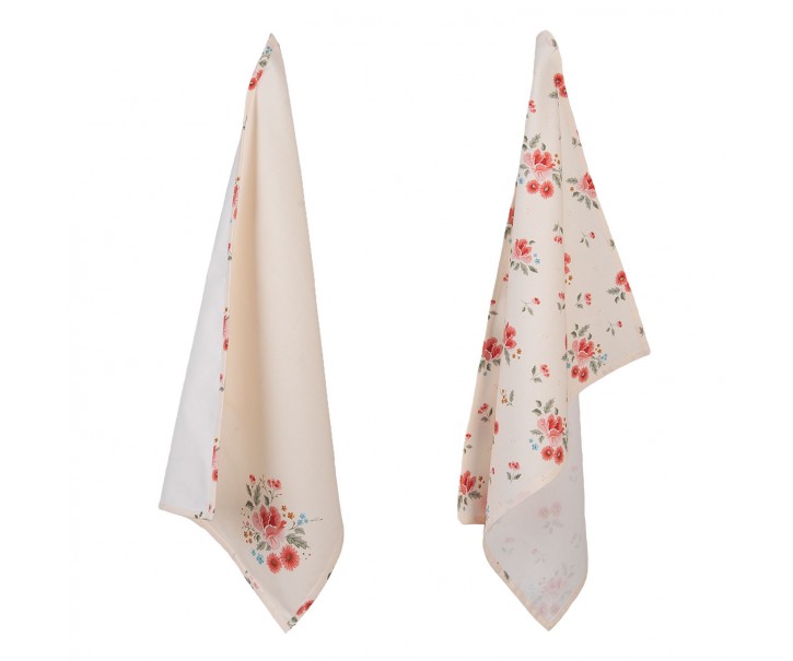 Sada 2 kuchyňských utěrek Little Rose Collection - 50*70 cm