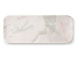 Luxusní bílý mramorový podnos  Marble white - 30*12*1,5cm  