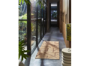 Broskvový ručně tkaný bavlněný koberec / běhoun Woven - 70*200cm