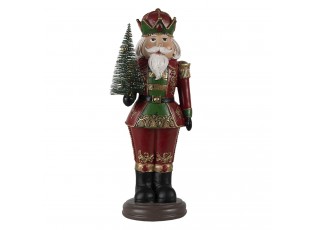 Dekorace Louskáček s vánočním stromečkem - 13*10*32 cm