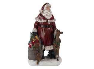 Vánoční dekorace Santa s dárky - 17*13*29 cm