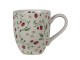 Krémový hrnek s jahůdkami Wild Strawberries - 11*8*9 cm / 300 ml