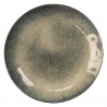Zeleno-šedý jídelní talíř - Ø 27*2 cm