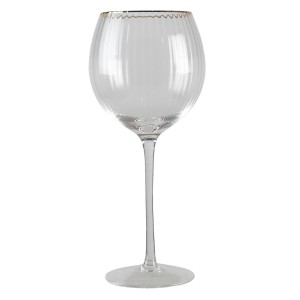 Sklenice na víno se zlatou linkou - Ø10*22 cm / 500ml