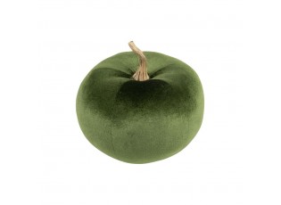 Zelené sametové dekorativní jablko Apple M - 26*25*25cm