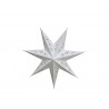 Bílá papírová hvězda Vintage - 22 cm Barva: bílá Materiál: papír