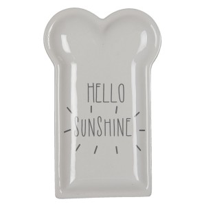 Keramický talířek Hello Sunshine - 10*17*2 cm