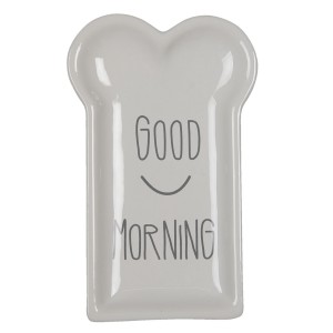 Keramický talířek Good Morning - 10*17*2 cm